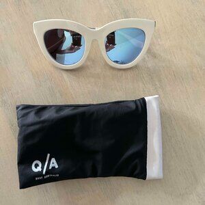 Quay Australia Women's White Sunglasses